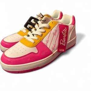 Barbie Pink and Yellow Athletic Shoes